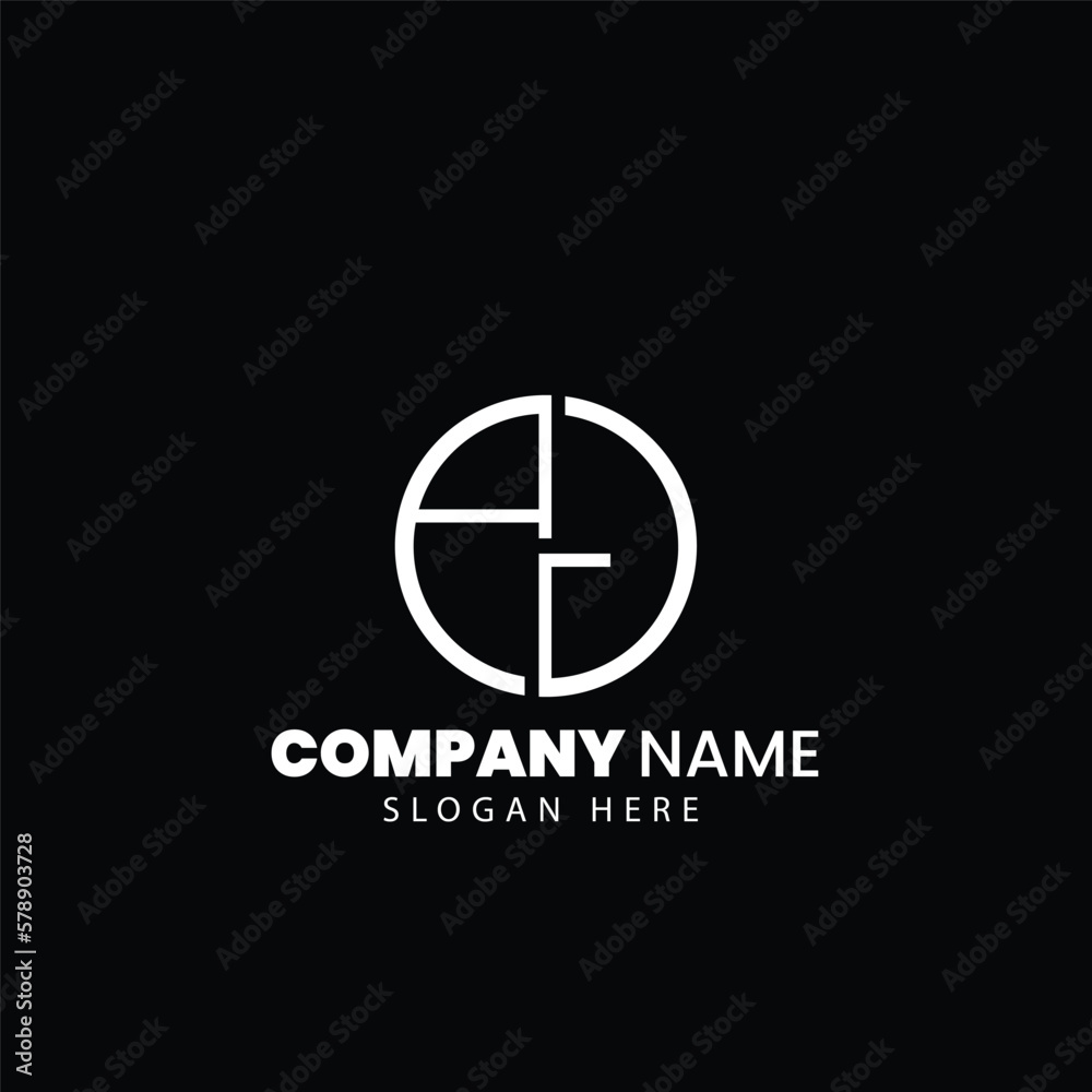 Creative and Minimalist Letter AJ JA Logo Design Icon, Editable in Vector Format in Black and White Color Creative and Minimalist Letter AJ JA Logo Design Icon, Editable in Vector Format in Black and White Color