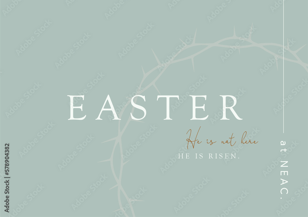 Fototapeta premium Easter Banner Graphic 5