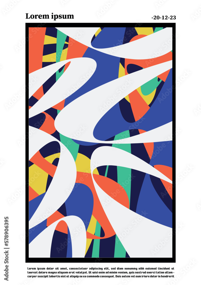 Maximalism Geomatric Shape colorful Poster Design Trends Maximalism Geomatric Shape colorful Poster Design Trends