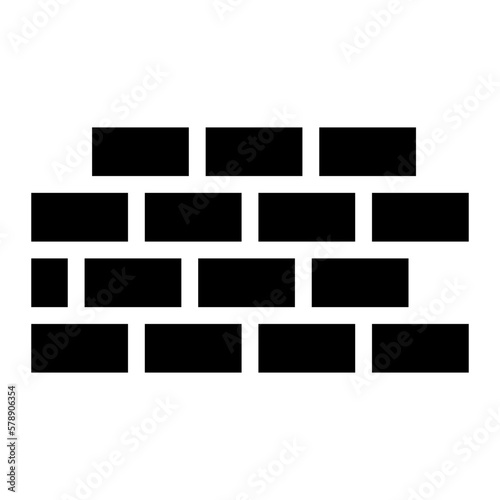 Canvas-taulu brickwork glyph icon