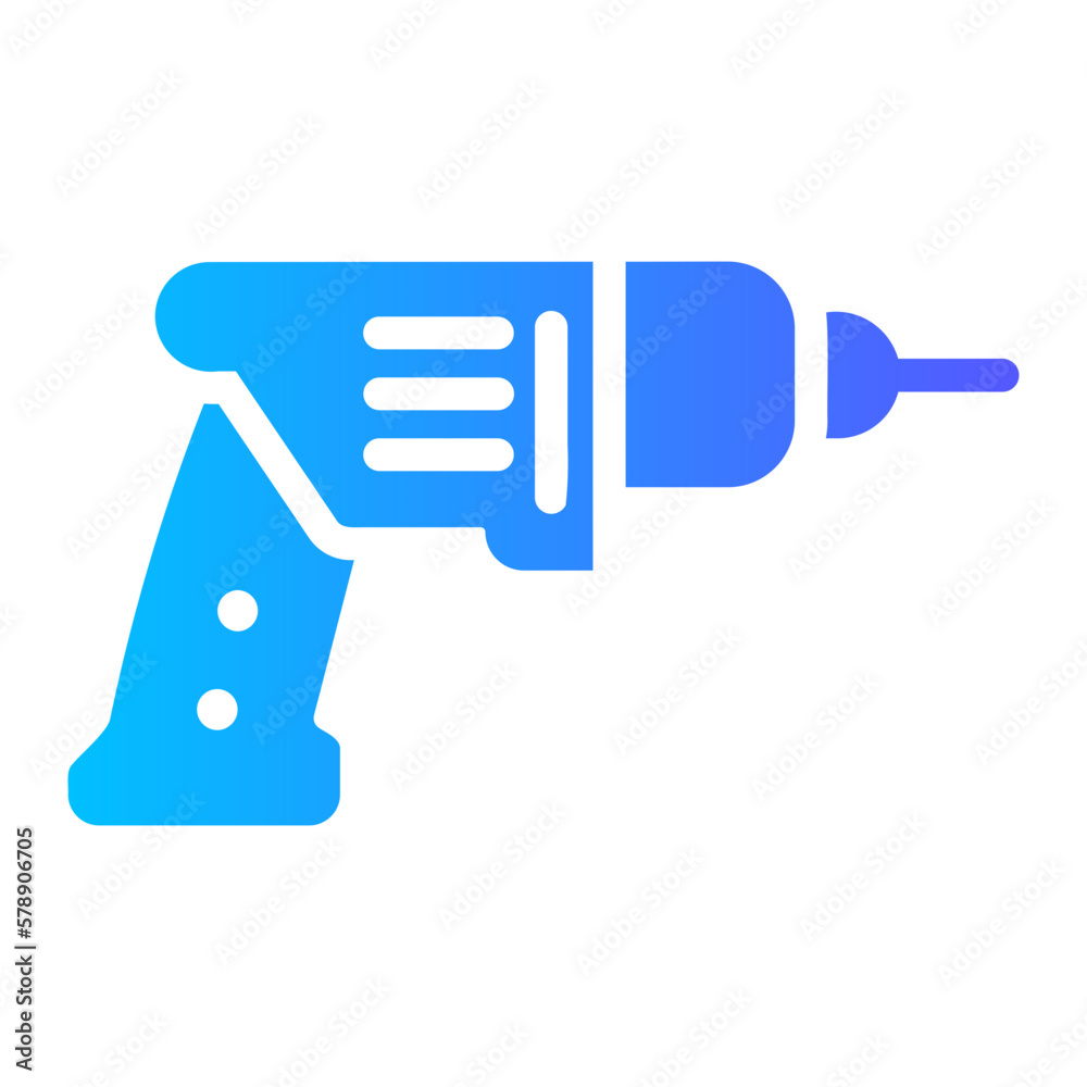 drill gradient icon drill gradient icon