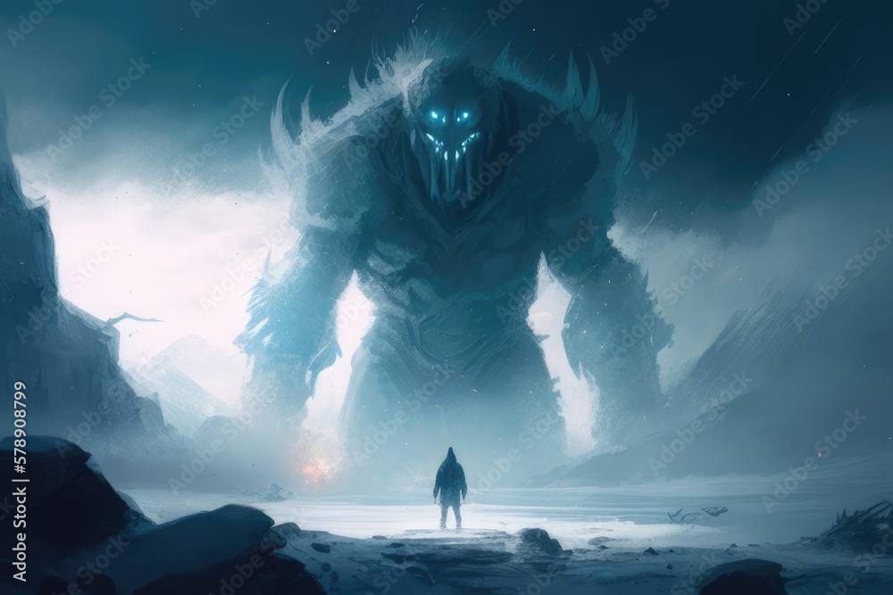 The legend of the Ice Giants A story of how a race of giant creatures