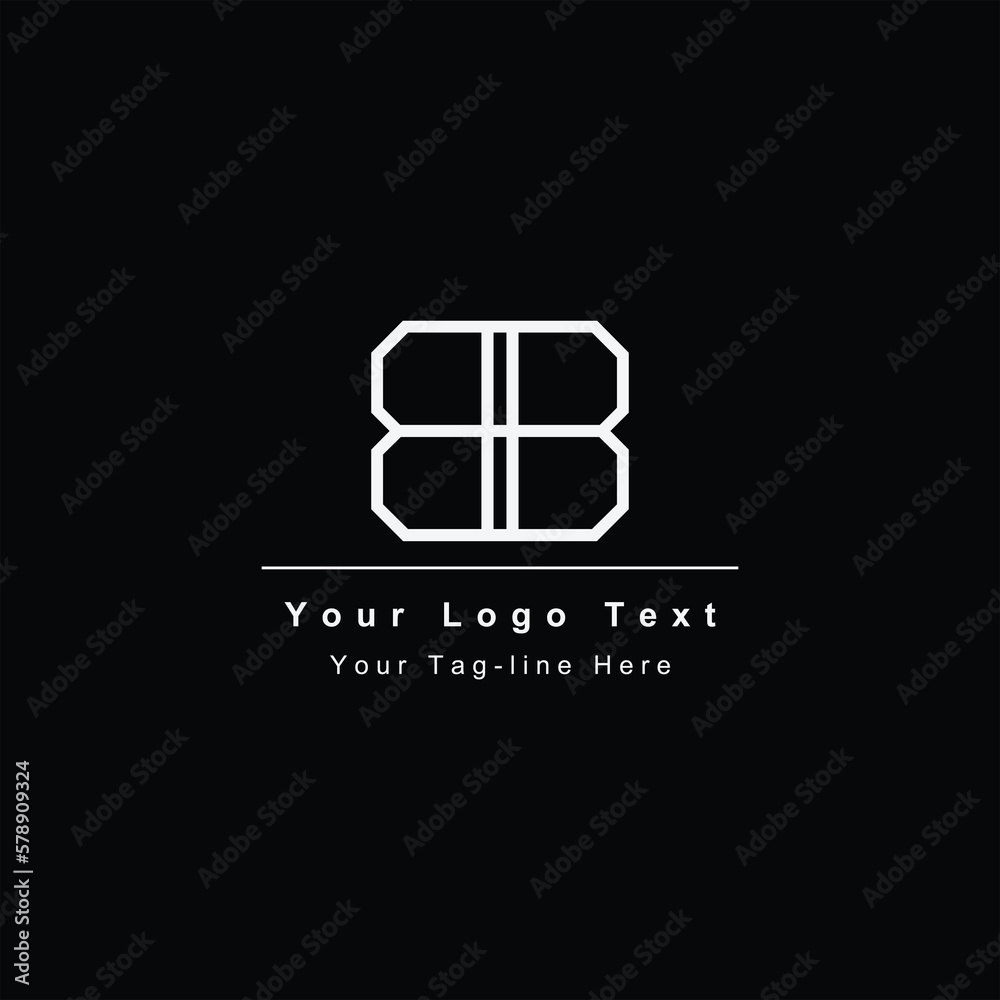bb initial logo design template icon symbol bb initial logo design template icon symbol
