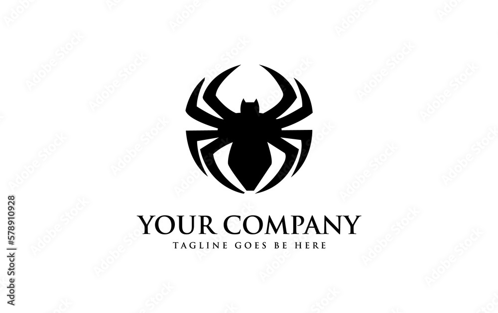 Obraz premium Spider Logo Design art