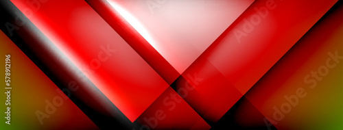 Light and shadow squares and lines abstract background
