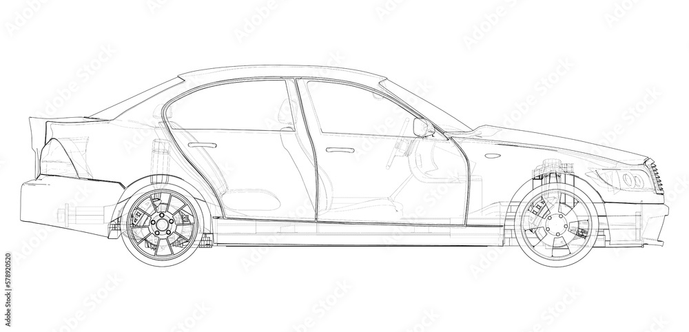 Electric Vehicle Sketch