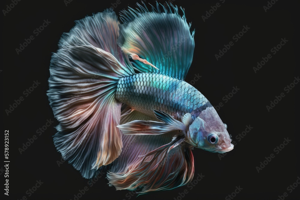 Fototapeta premium Siamese Fighting Fish, Thailand Fighting Fish, Betta