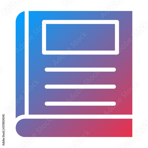 Vector Design Dictionary Icon Style
