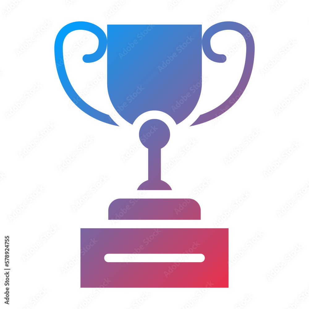 Vector Design Trophy Icon Style Vector Design Trophy Icon Style