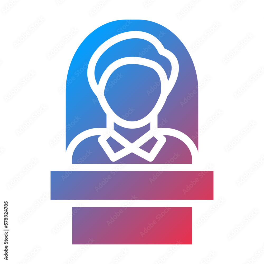 Vector Design Principal Icon Style Vector Design Principal Icon Style