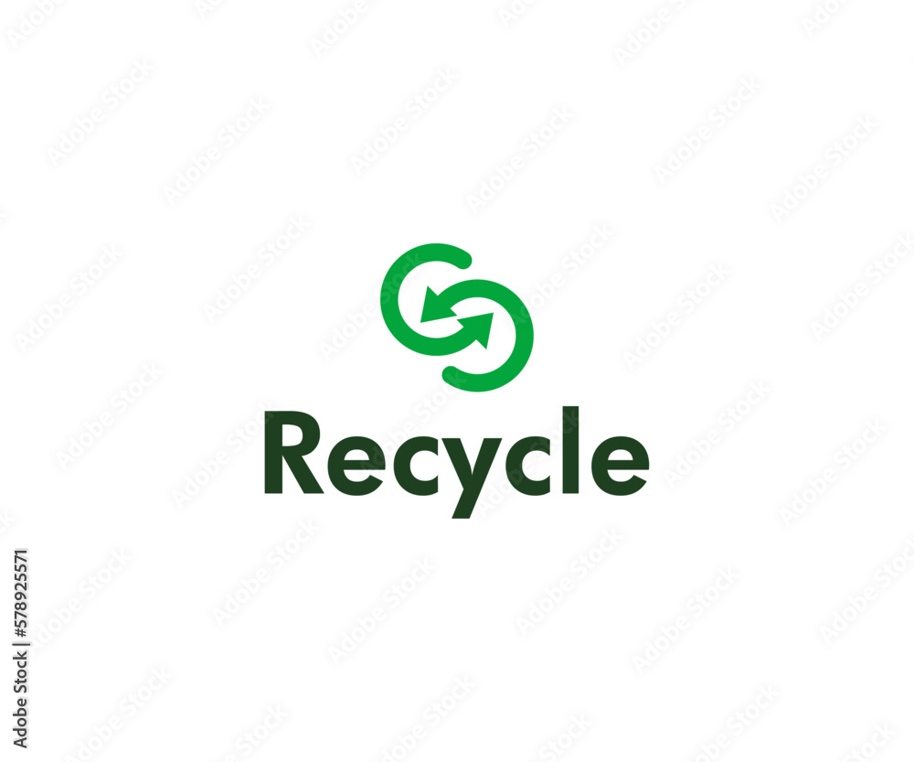 recycle logo vector logo templet. recycle logo vector logo templet.