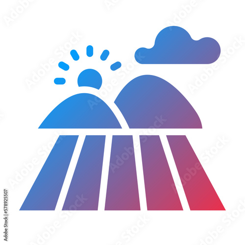 Vector Design Field Icon Style