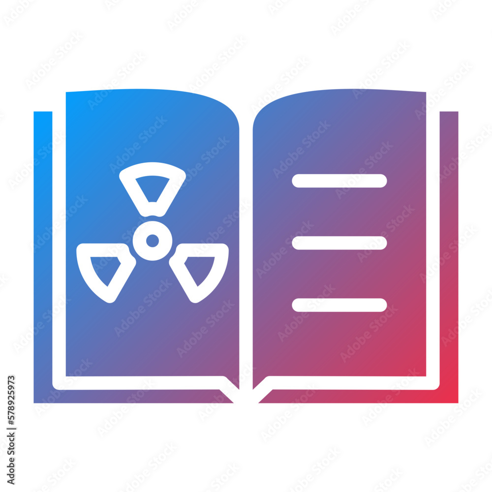 Vector Design Chemistry Open Book Icon Style Vector Design Chemistry Open Book Icon Style