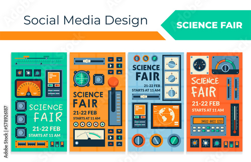 Social media design set for science fair promo