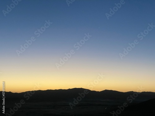 sunrise over the mountains