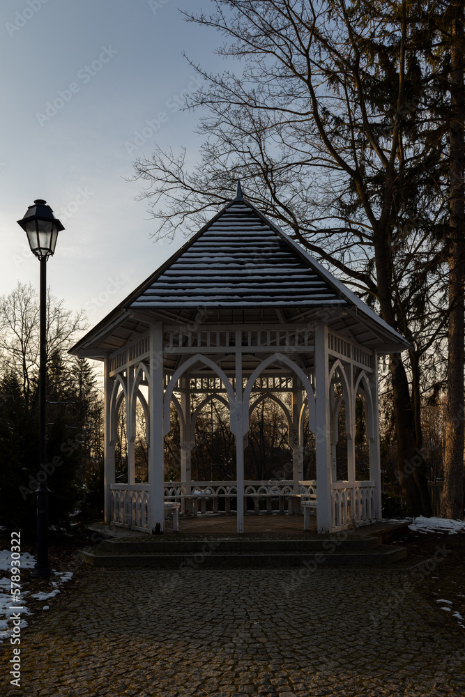 Naklejka premium arbor in the city park