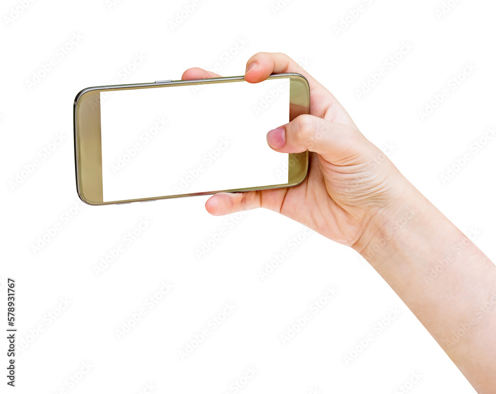 Woman using mobile smart phone isolated Woman using mobile smart phone isolated