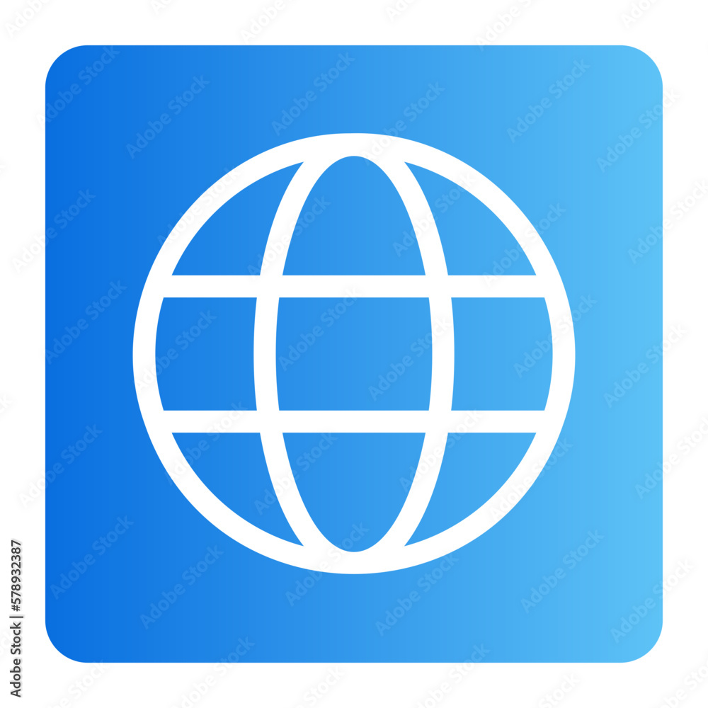 globe gradient icon globe gradient icon