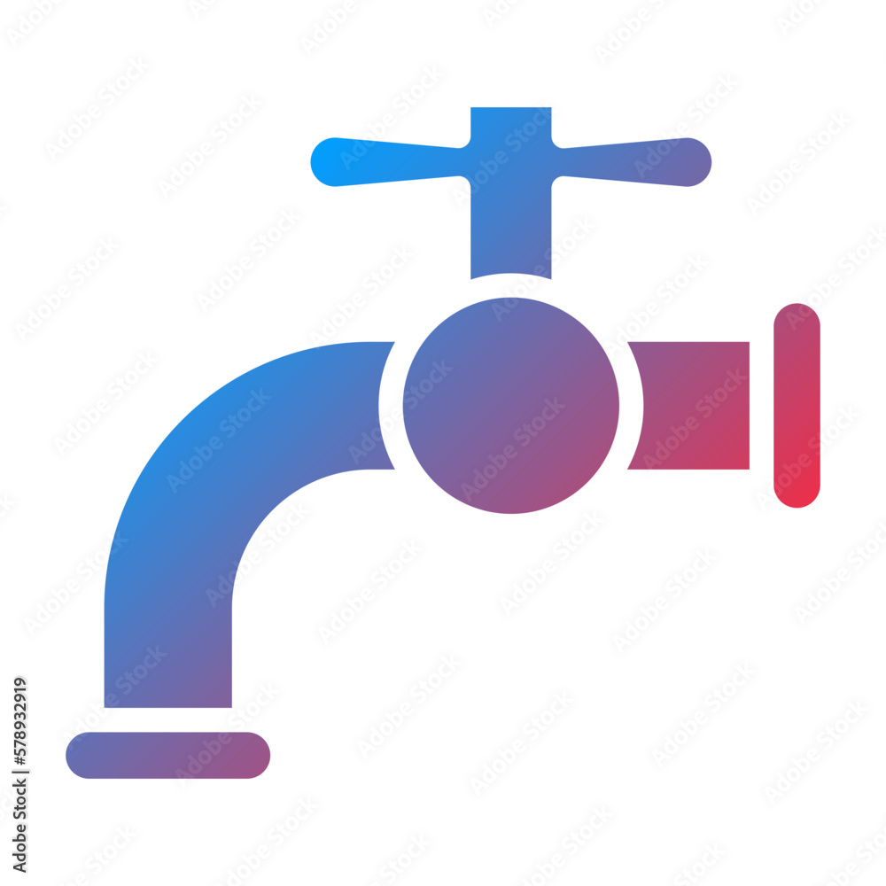 Vector Design Faucet Icon Style Vector Design Faucet Icon Style