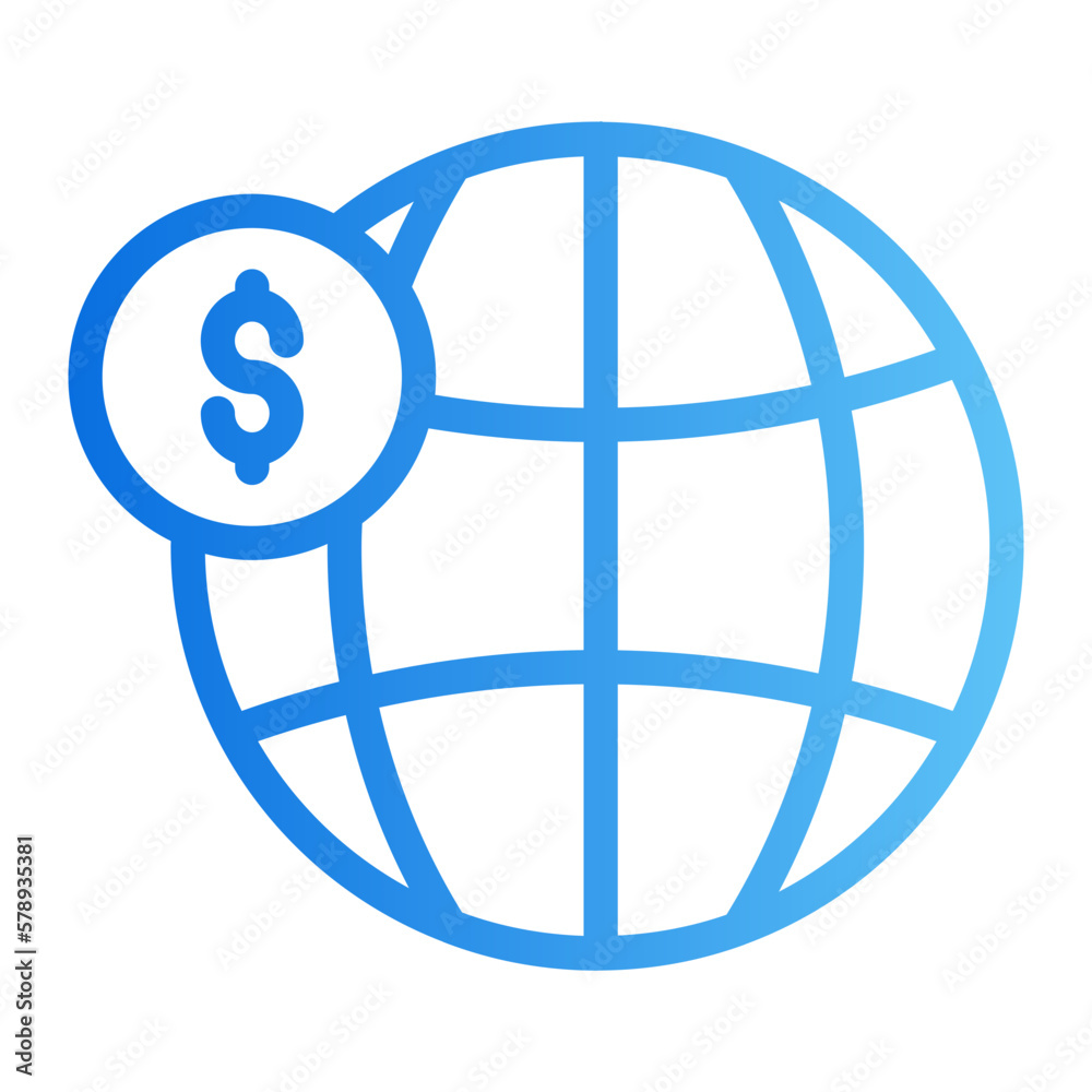 global gradient icon global gradient icon