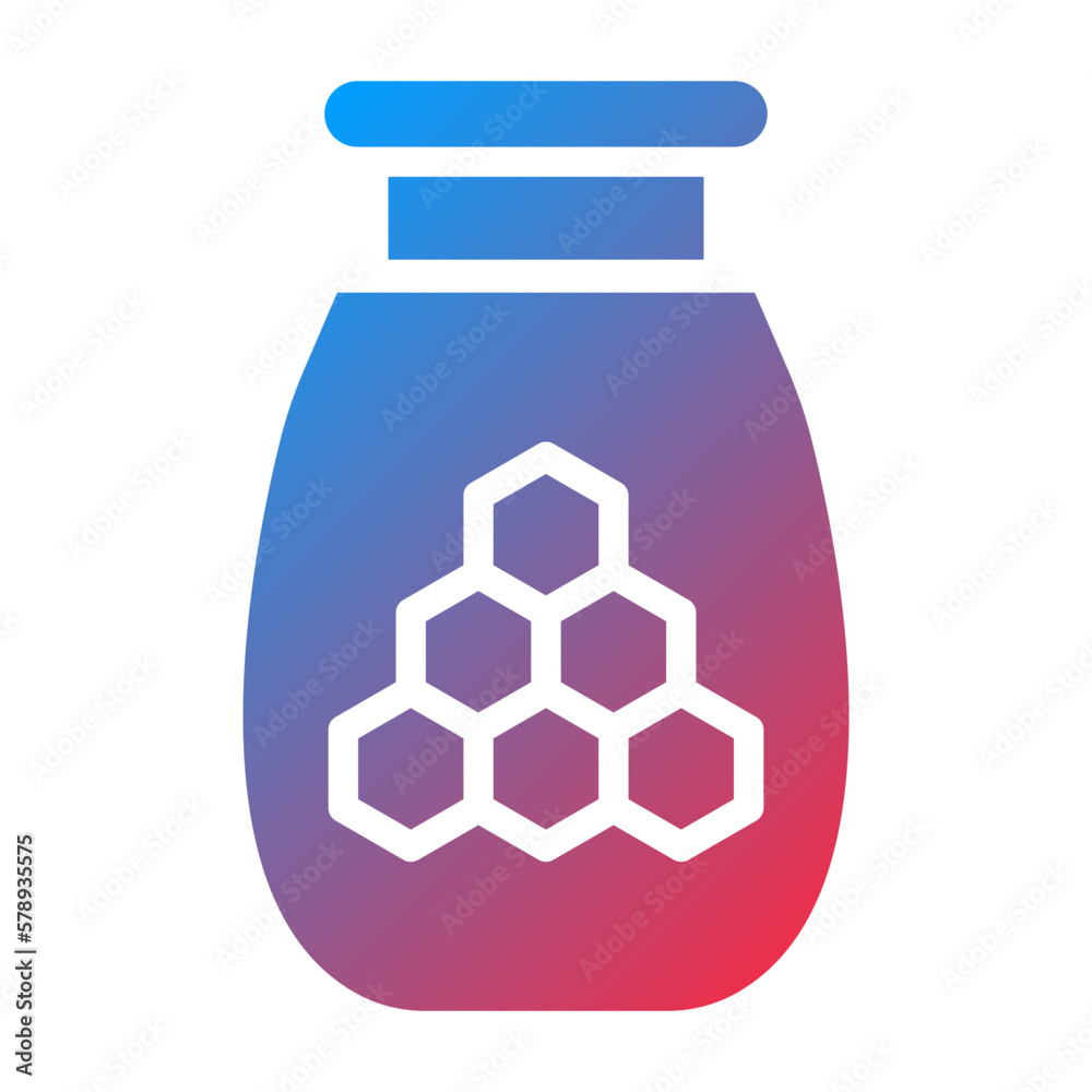Vector Design Honey Jar Icon Style Vector Design Honey Jar Icon Style