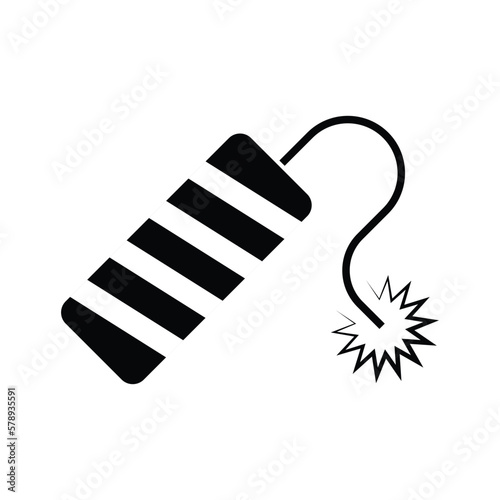 Petard bomb icon design. isolated on white background. vector illustration