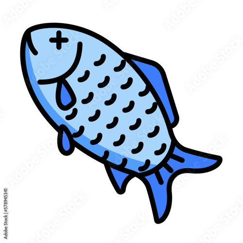 fish line icon