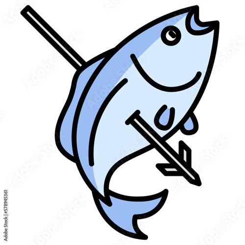 fish line icon