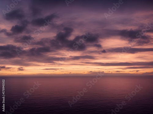 sunset sea ocean sky nature dusk twilight © nourine