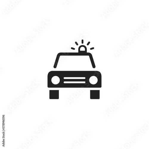 Police Car - Pictogram  icon  