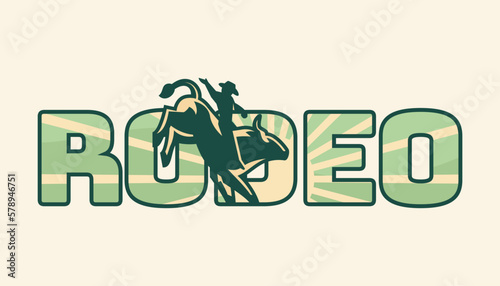 Wordmark Rodeo Logo
