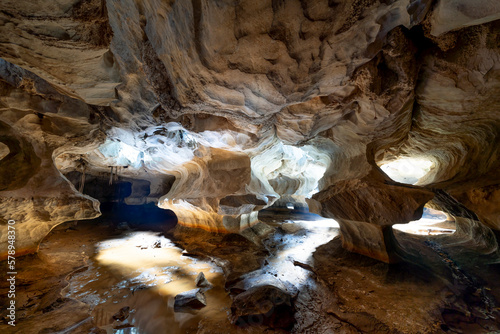 The wild and mysterious beauty of Son Tra cave in Ba Nui hamlet, Binh An commune, Kien Luong district, Kien Giang province, Vietnam photo