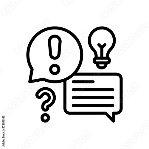 Consulting icon in vector. Logotype