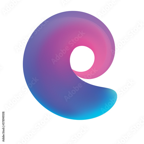 Trendy element Fluid Modern Gradient element design, transparent shape element 