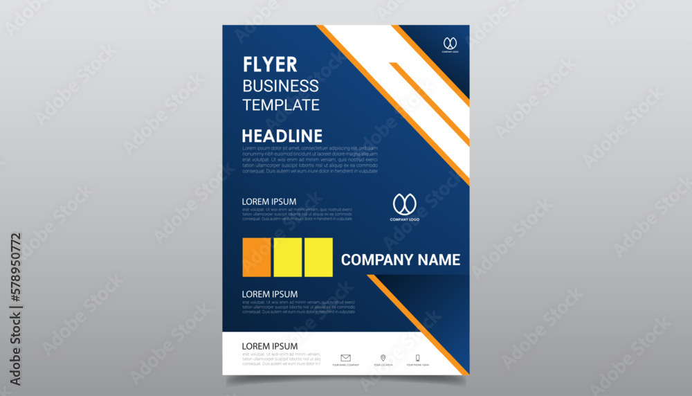 business flyer design template vector, easy to modify business flyer design template vector, easy to modify