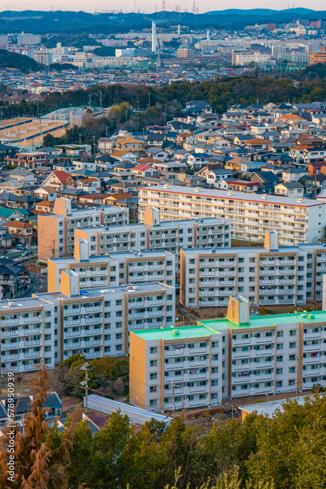 Fototapeta premium 団地風景