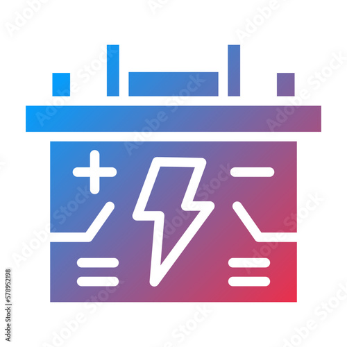 Vector Design Accumulator Icon Style