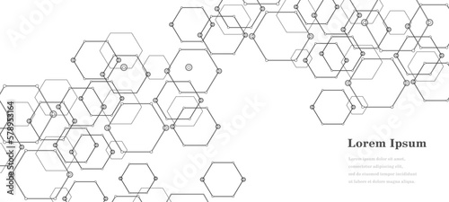 幾何学 抽象 六角形 科学 背景 透過