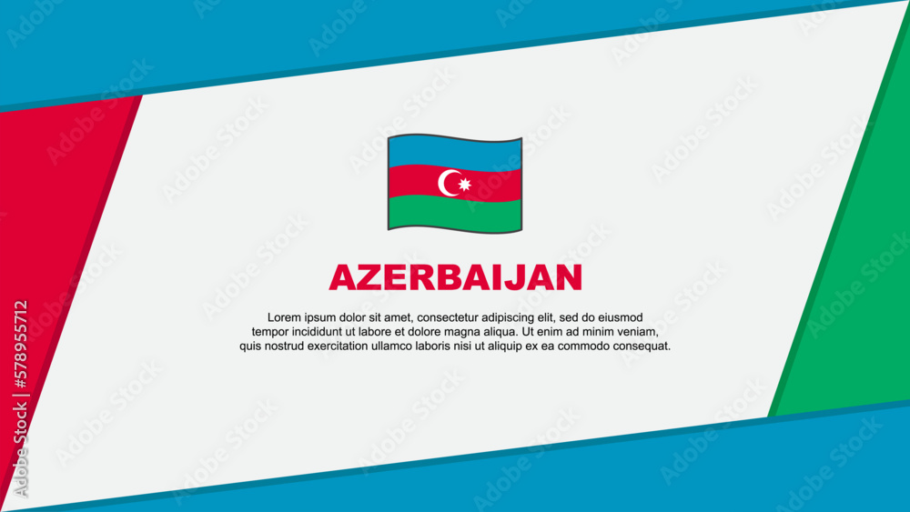 Azerbaijan Flag Abstract Background Design Template. Azerbaijan Independence Day Banner Cartoon Vector Illustration. Azerbaijan Banner Azerbaijan Flag Abstract Background Design Template. Azerbaijan Independence Day Banner Cartoon Vector Illustration. Azerbaijan Banner