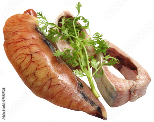Uncooked Ilish fish photo
