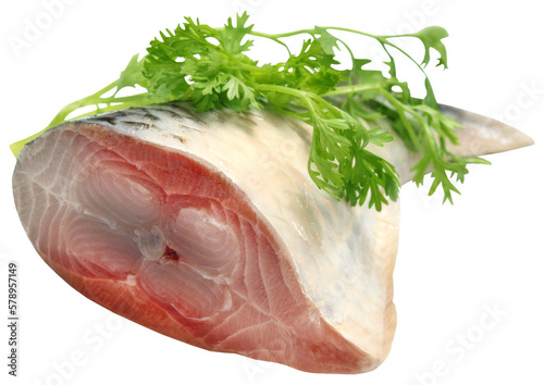 Uncooked Ilish fish photo