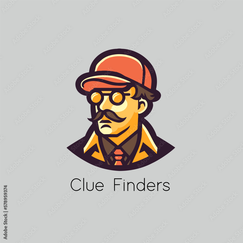 Clueless man in a cap and glasses. Vector illustration. Clueless man in a cap and glasses. Vector illustration.