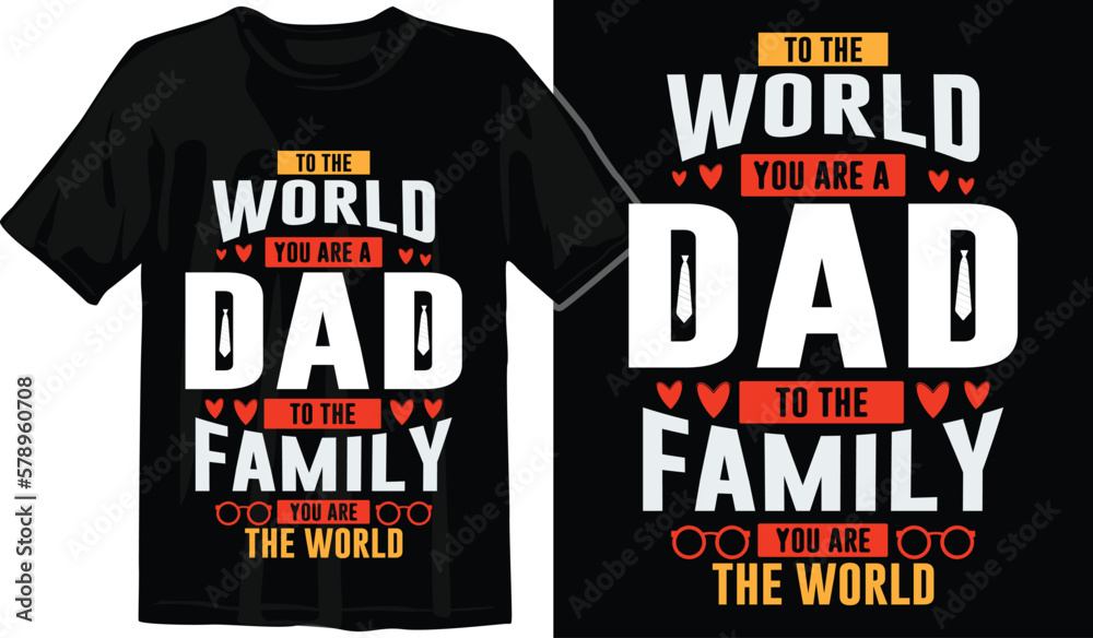 Best dad ever t-shirt design. Dad joke enthusiast t-shirt design. Father of the year t-shirt design. Proud dad of a child t-shirt design. World's greatest dad t-shirt design