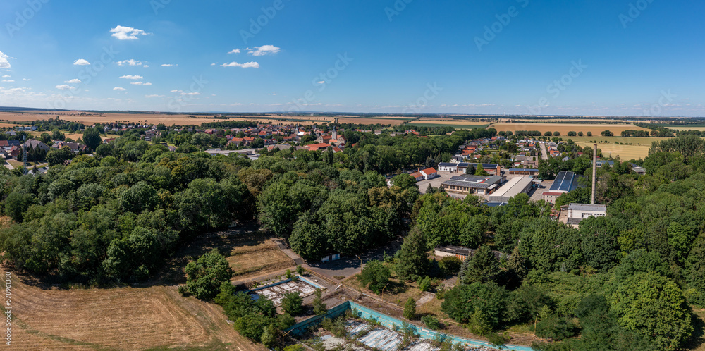 Blick über Schneidlingen Salzlandkreis