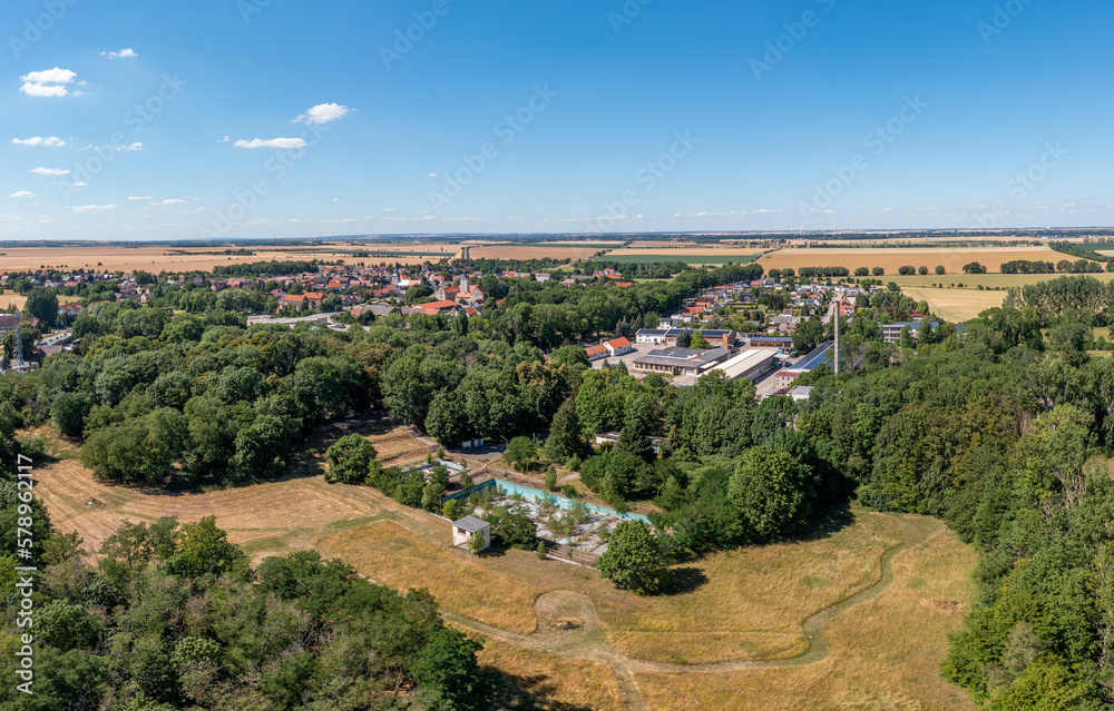 Blick über Schneidlingen Salzlandkreis