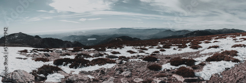 High mountain landscape