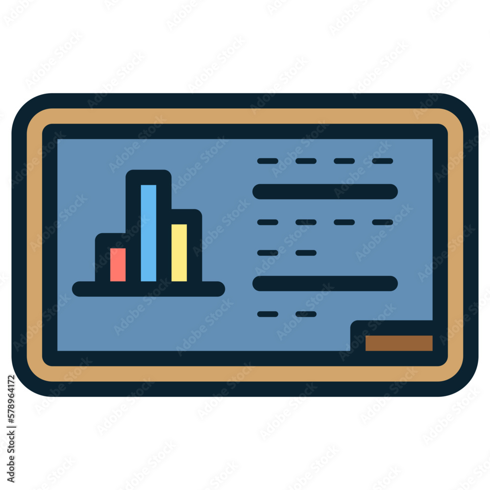 financial presentation icon financial presentation icon