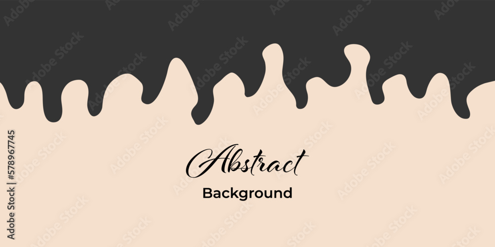 Abstract background in cream and dark gray colors with streaks, mixing colors for the design of any page. Vector art wallpaper
