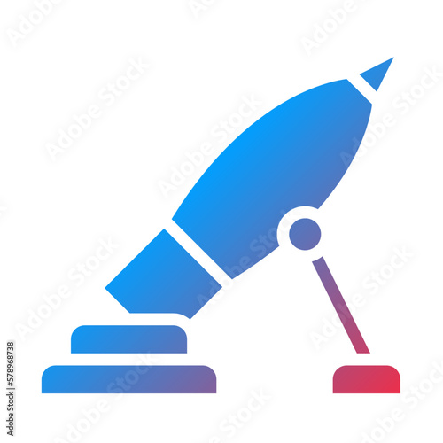 Vector Design Army Mortar Icon Style