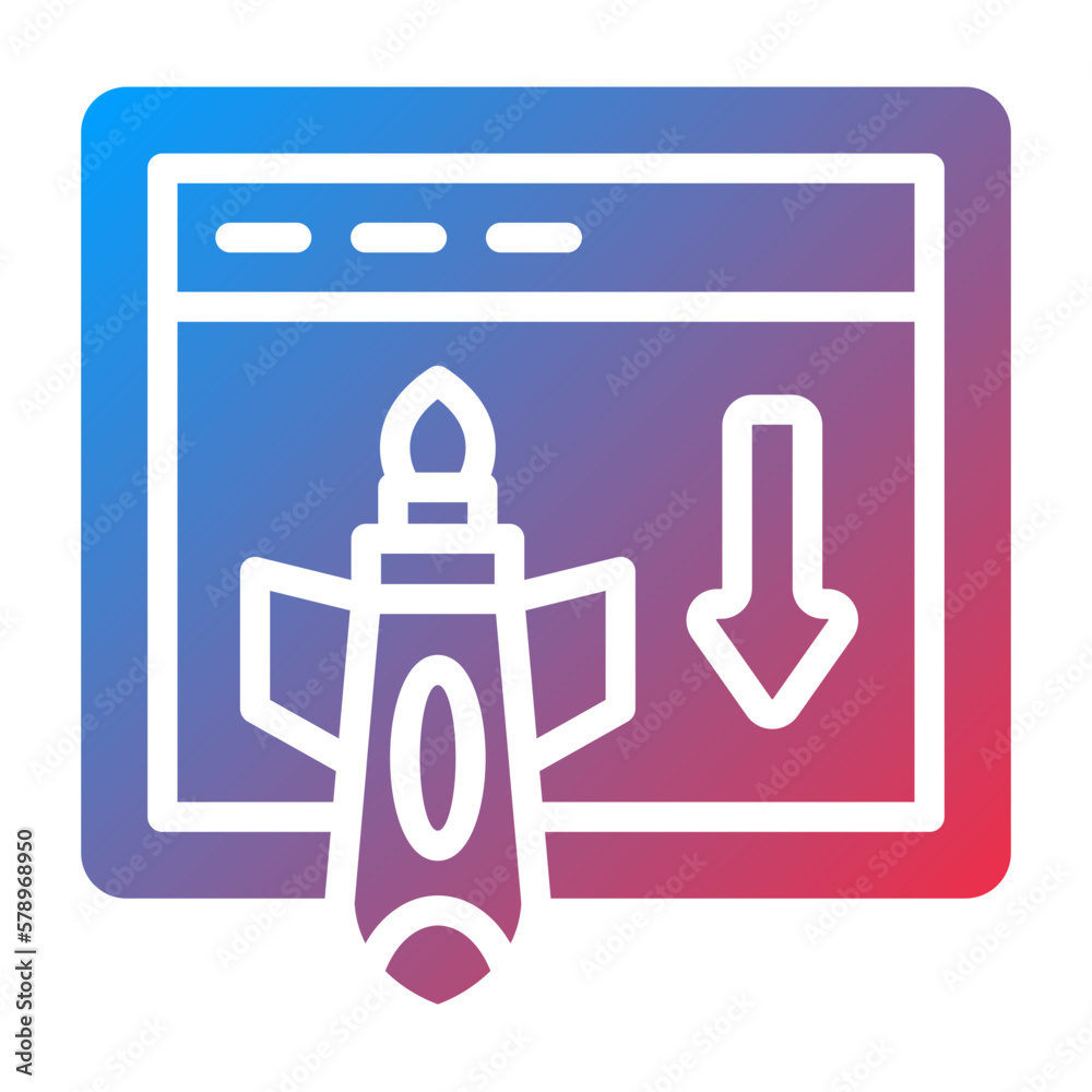 Vector Design Landing Page Icon Style